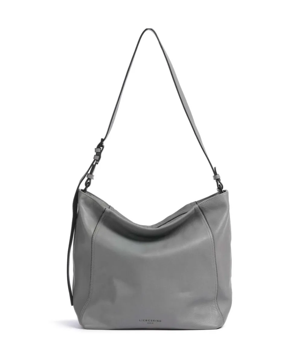 Chudy Sheep Natural L Beuteltasche Schafsleder grau