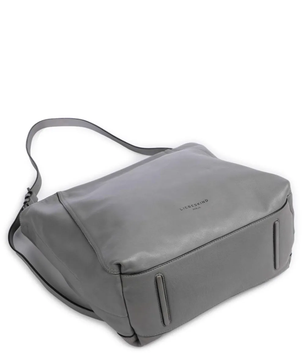 Chudy Sheep Natural L Beuteltasche Schafsleder grau