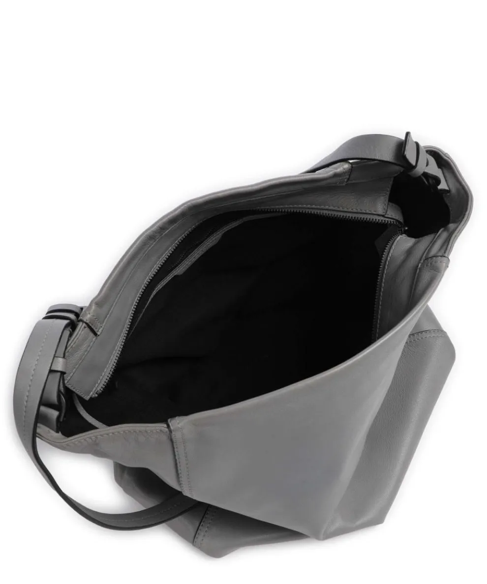 Chudy Sheep Natural L Beuteltasche Schafsleder grau