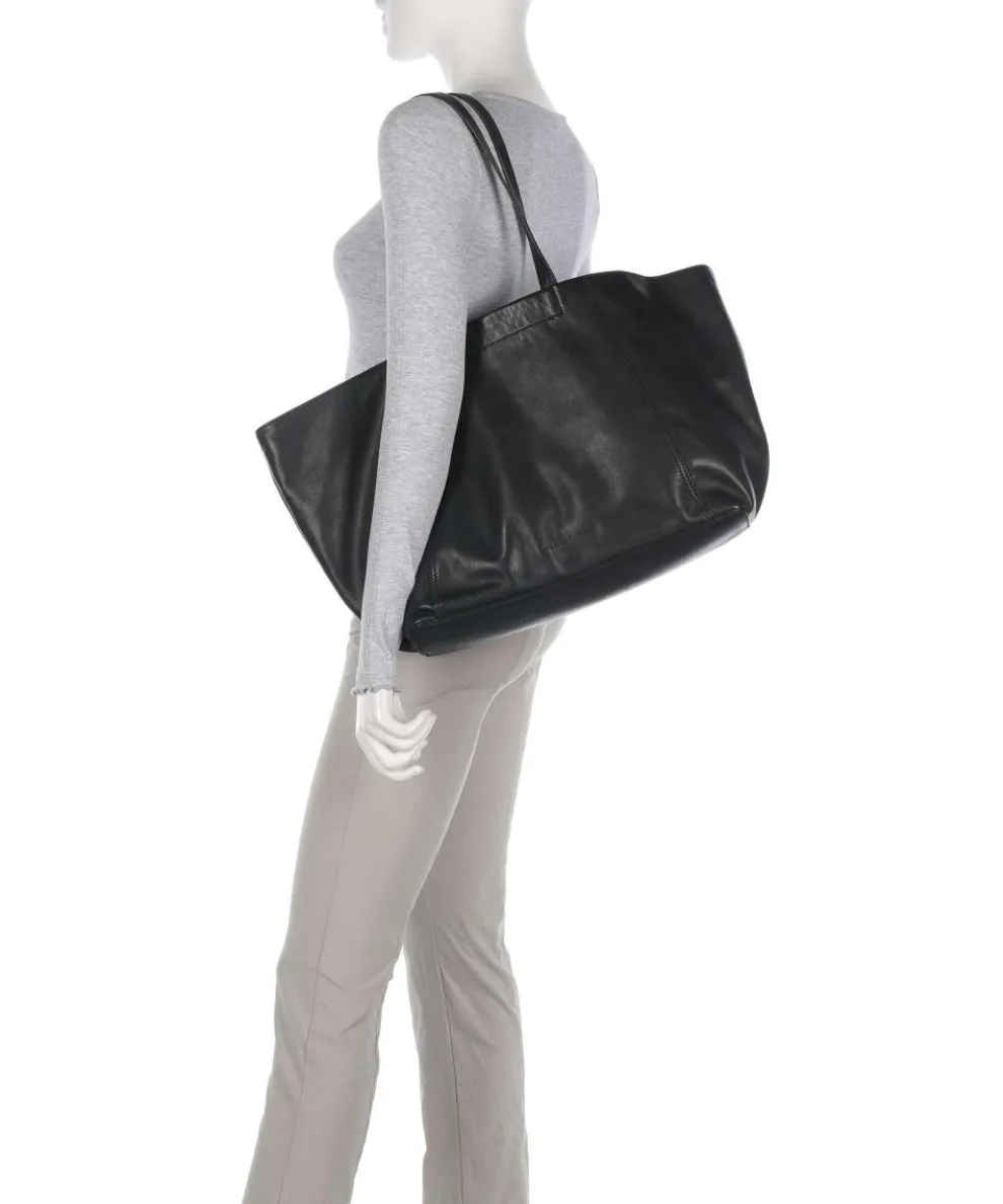 Chudy Sheep Natural L Shopper Schafsleder schwarz