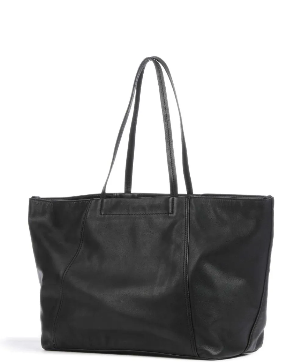 Chudy Sheep Natural L Shopper Schafsleder schwarz