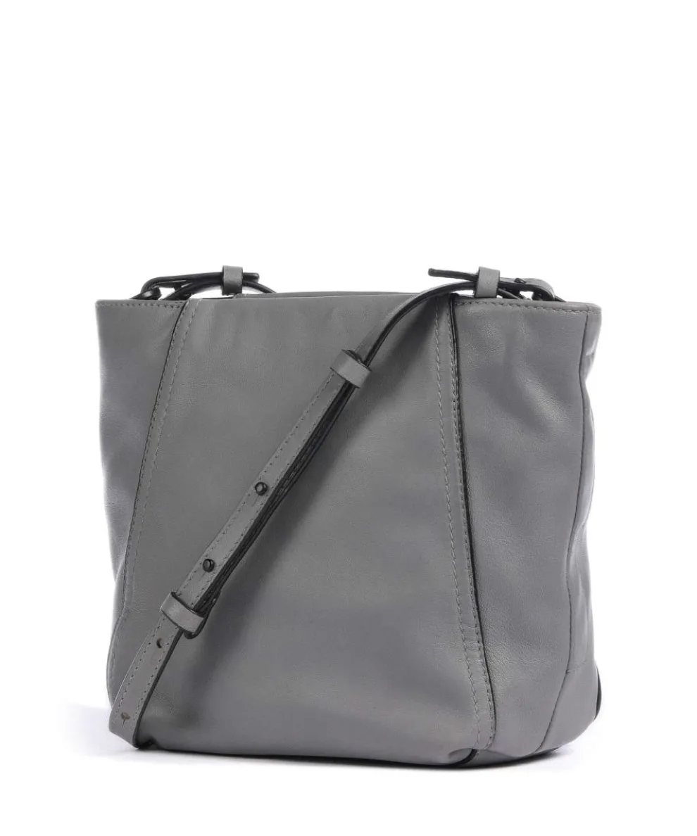 Chudy Sheep Natural S Umhängetasche Schafsleder grau