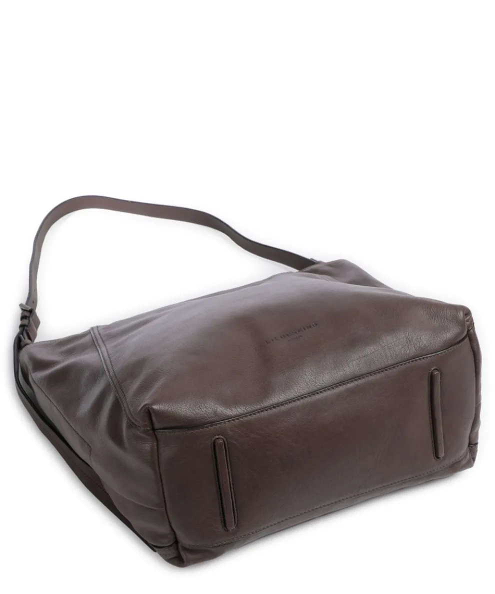 Chudy Sheep Natural L Beuteltasche Schafsleder dunkelbraun