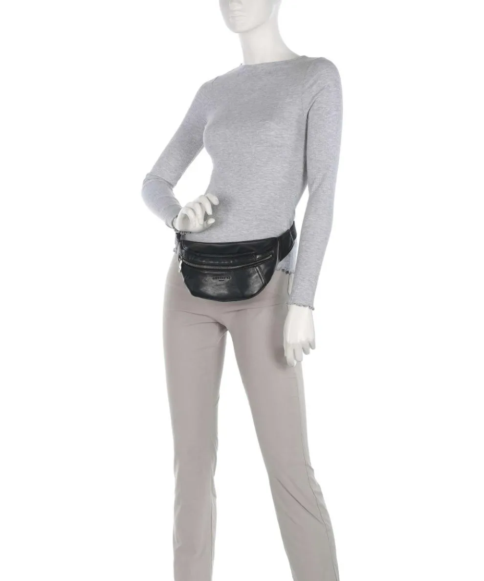 Chudy Sheep Natural S Gürteltasche Schafsleder schwarz