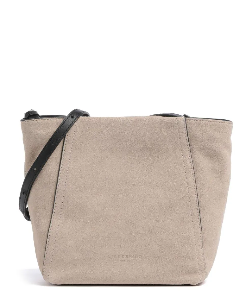 Chudy Suede S Umhängetasche aufgerautes Rindsleder beige