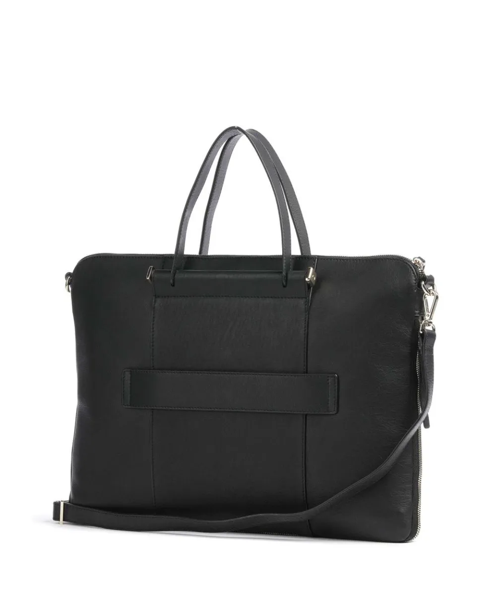 Circle Aktentasche 14″ fein genarbtes Rindsleder schwarz