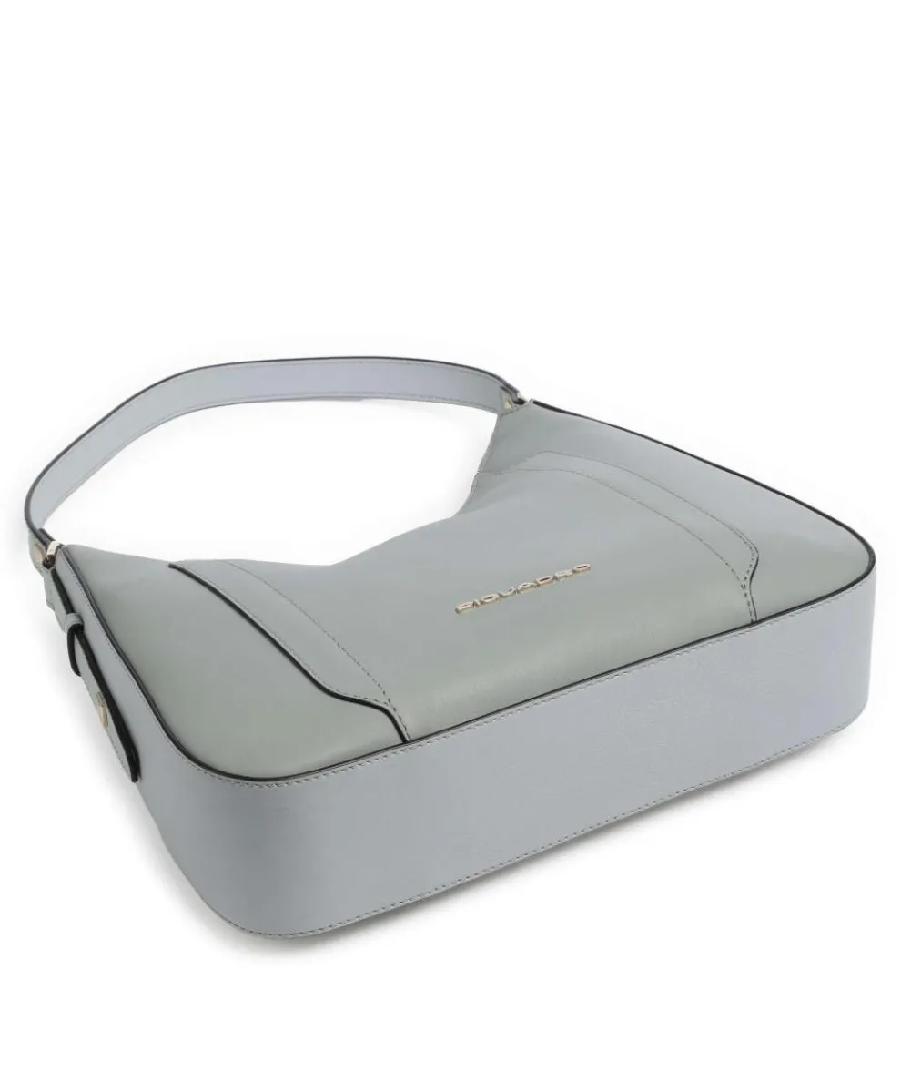 Circle Schultertasche fein genarbtes Rindsleder mintgrün