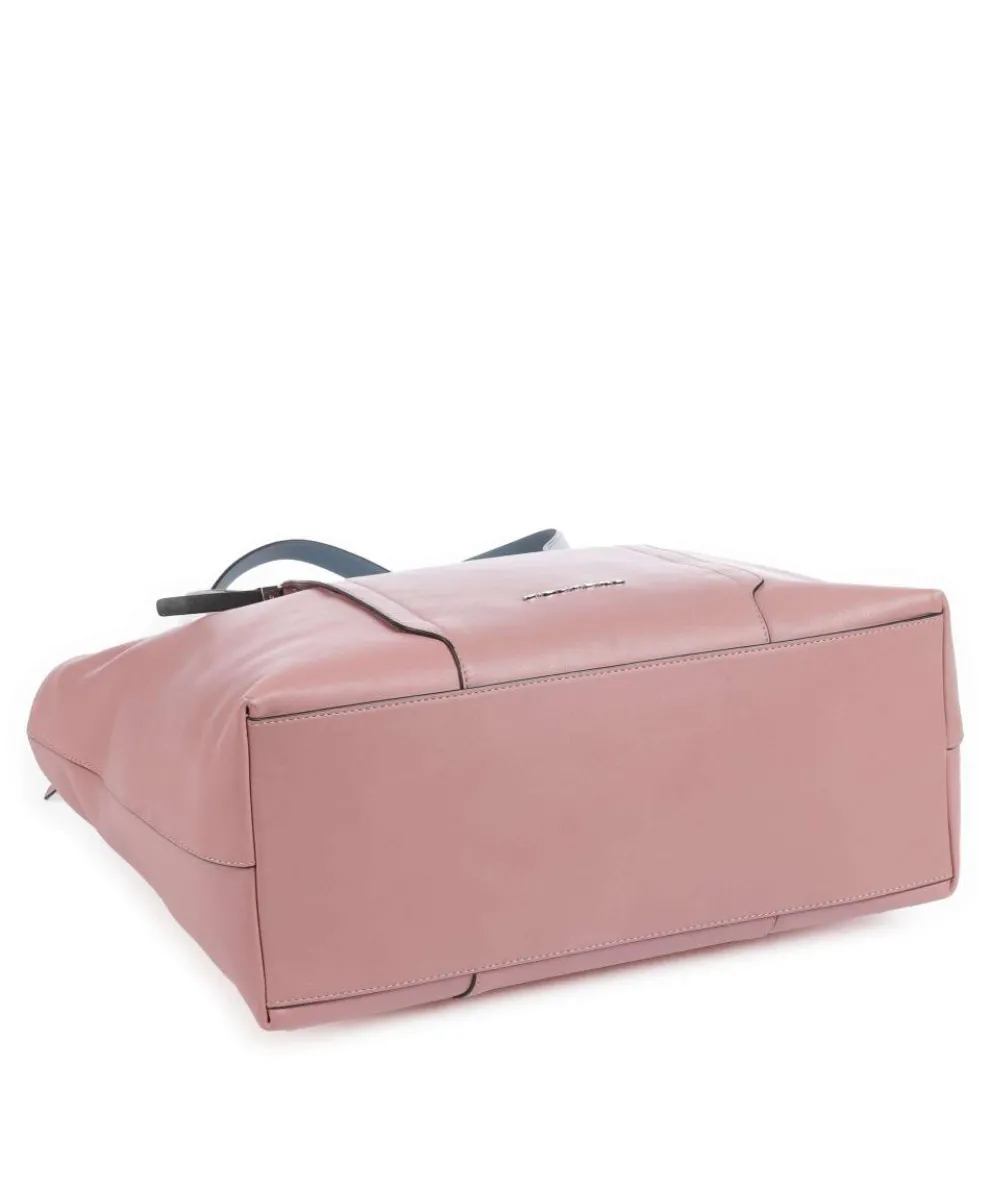 Circle Shopper 15″ fein genarbtes Rindsleder rosa