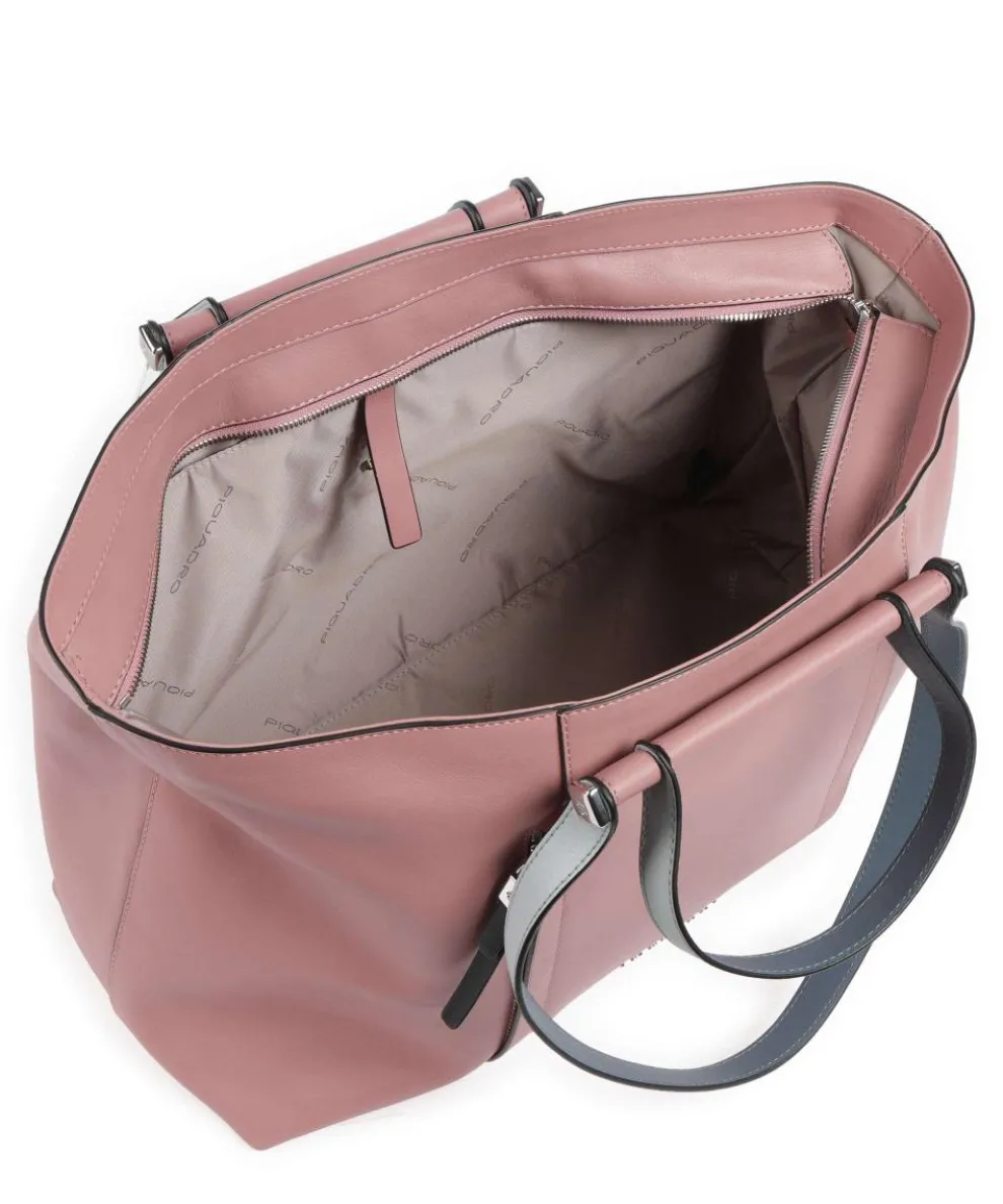 Circle Shopper 15″ fein genarbtes Rindsleder rosa