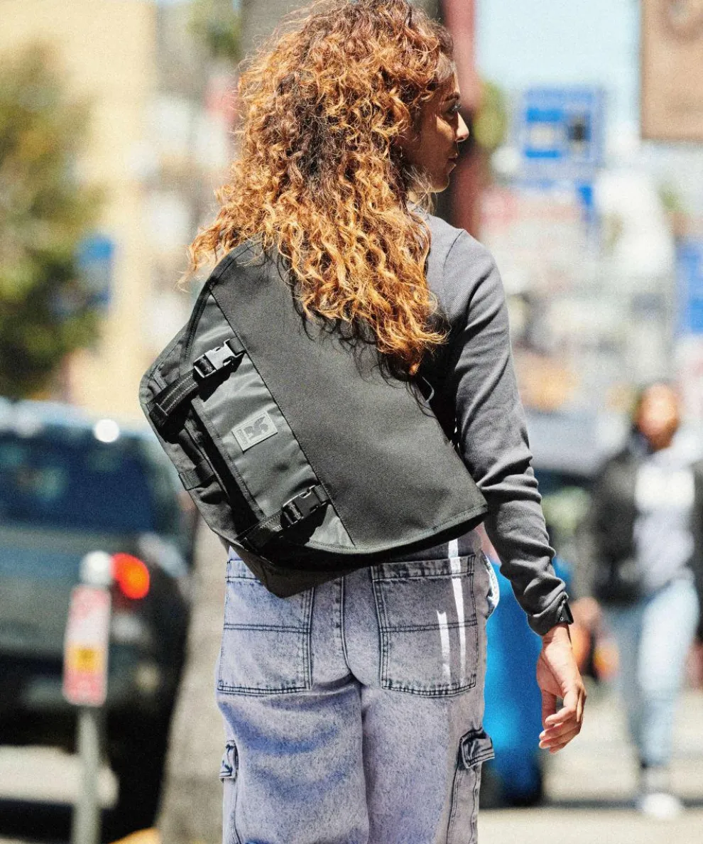 Citizen 15L Kuriertasche recyceltes Nylon, Plane schwarz