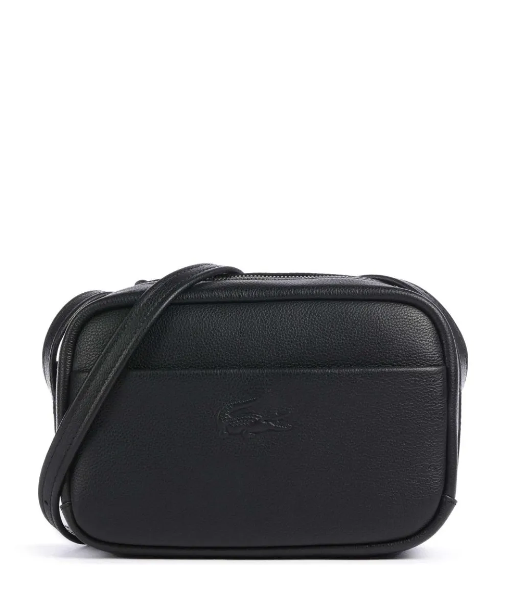 City Court Umhängetasche genarbtes Rindsleder schwarz