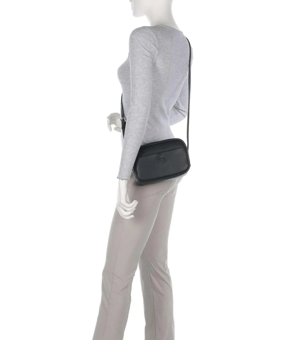 City Court Umhängetasche genarbtes Rindsleder schwarz