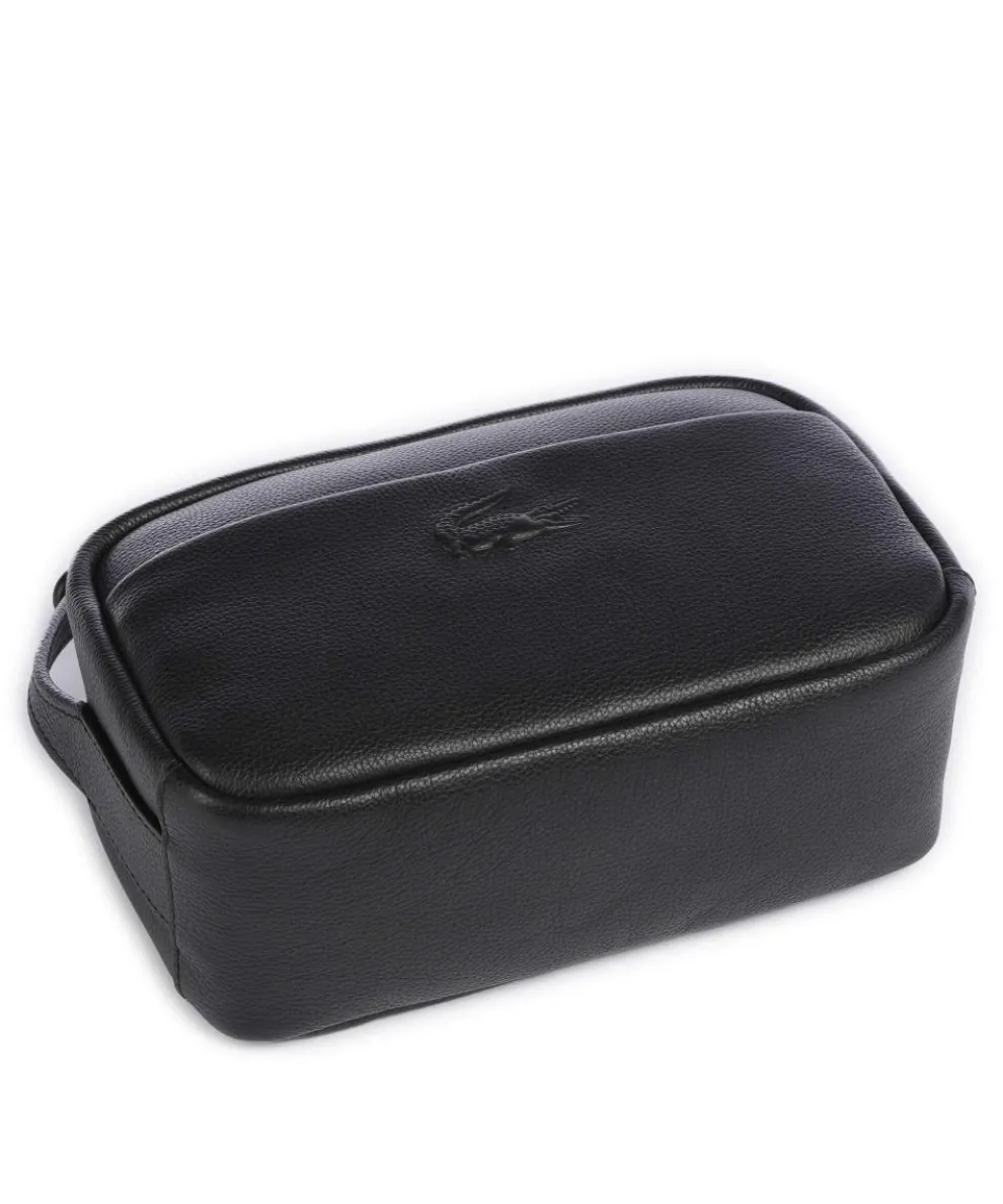 City Court Umhängetasche genarbtes Rindsleder schwarz