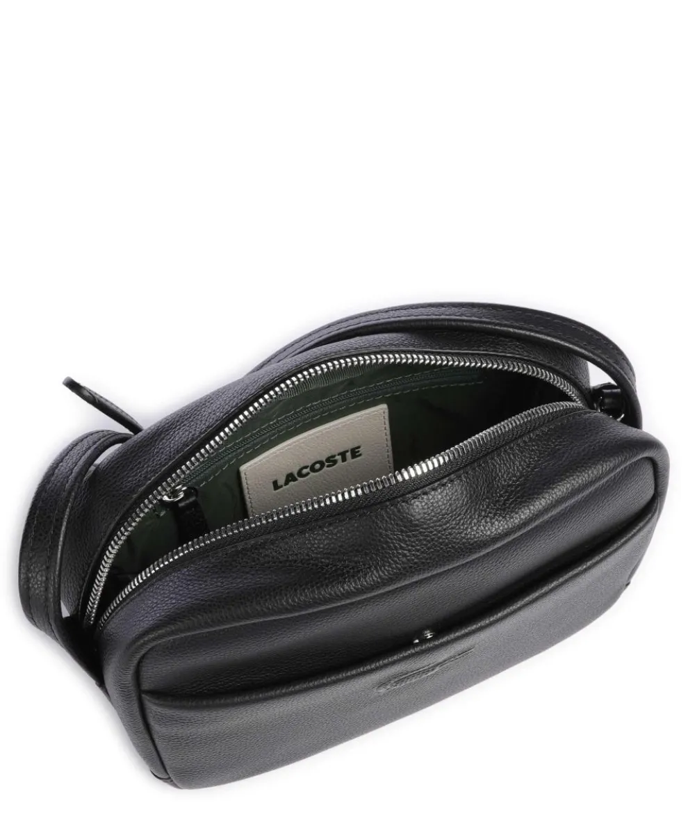 City Court Umhängetasche genarbtes Rindsleder schwarz