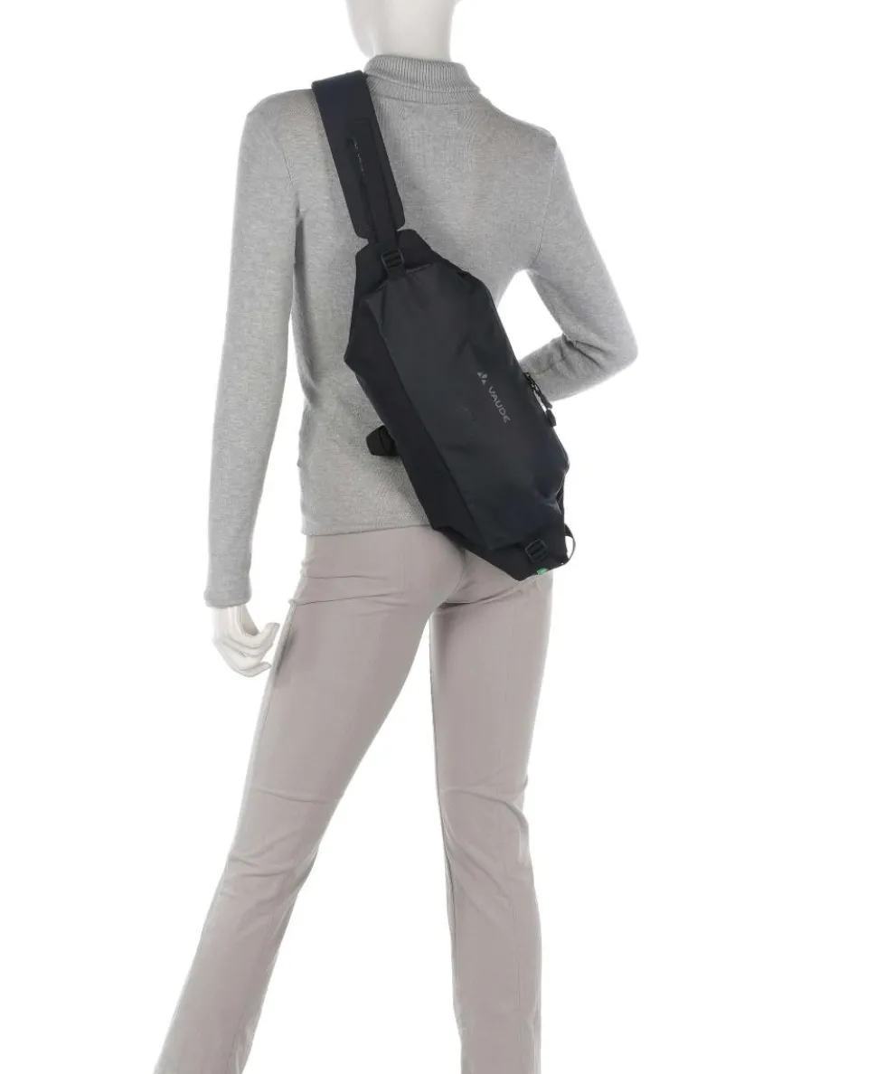 CityCross 6 Gürteltasche recyceltes Polyamid schwarz