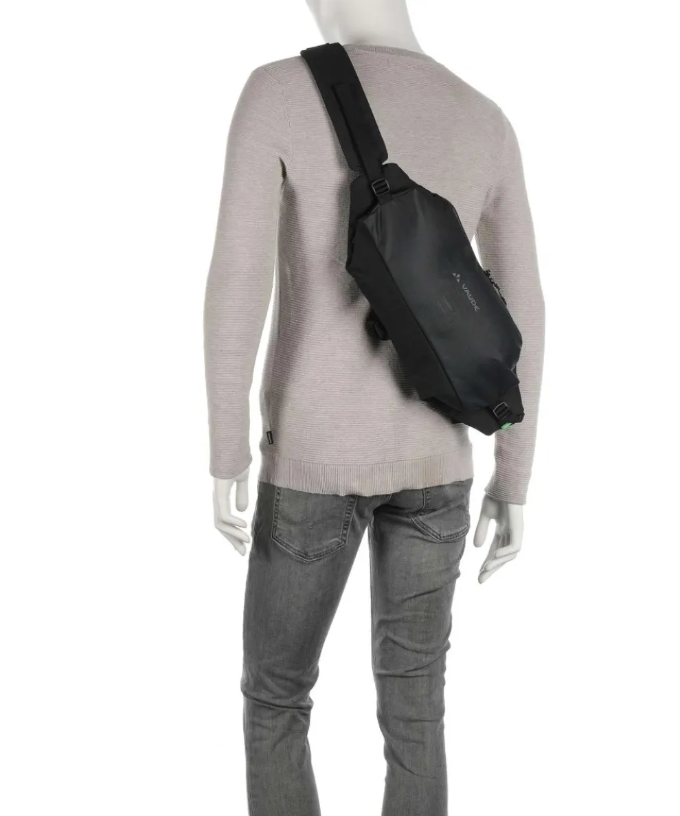 CityCross 6 Gürteltasche recyceltes Polyamid schwarz