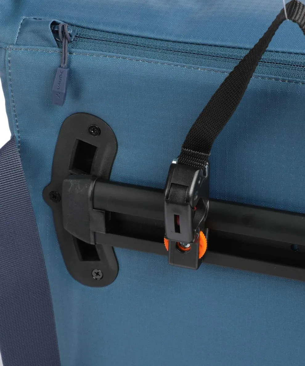 CityMe Bike ll QMR 2.0 Gepäcktasche 13″ recyceltes Polyamid blau/braun