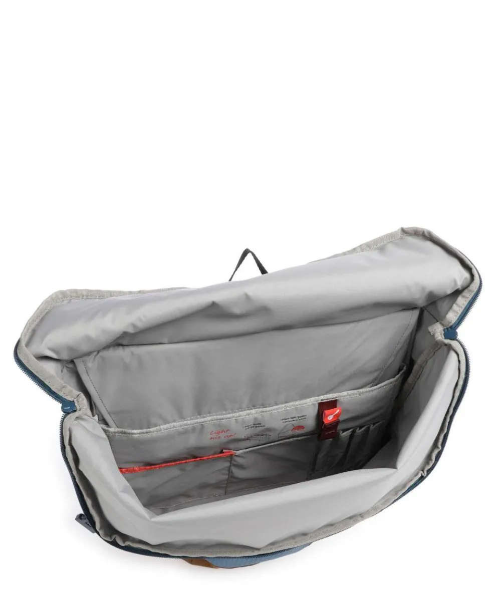 CityMe Bike ll QMR 2.0 Gepäcktasche 13″ recyceltes Polyamid blau/braun