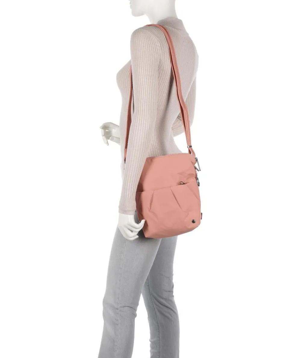 Citysafe CX convertible Umhängetasche Nylon altrosa