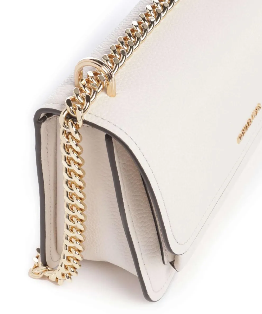 Claire Large Schultertasche genarbtes Rindsleder elfenbein