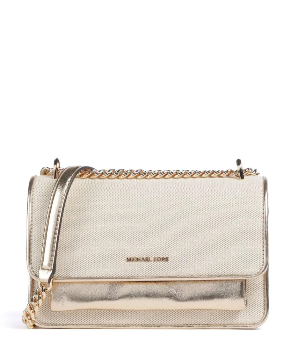 Claire Schultertasche Canvas gold