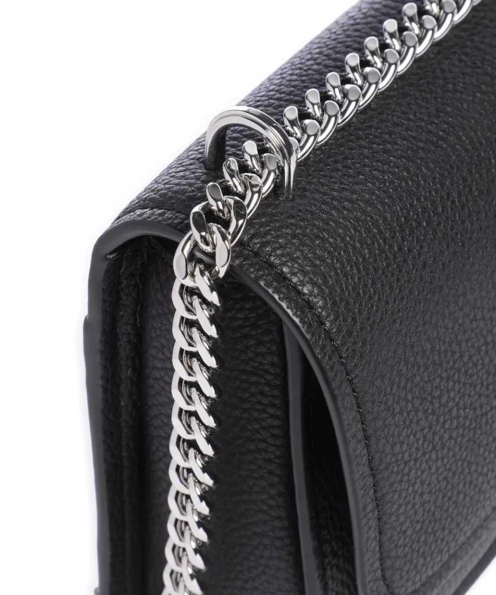 Claire Small Schultertasche genarbtes Rindsleder schwarz