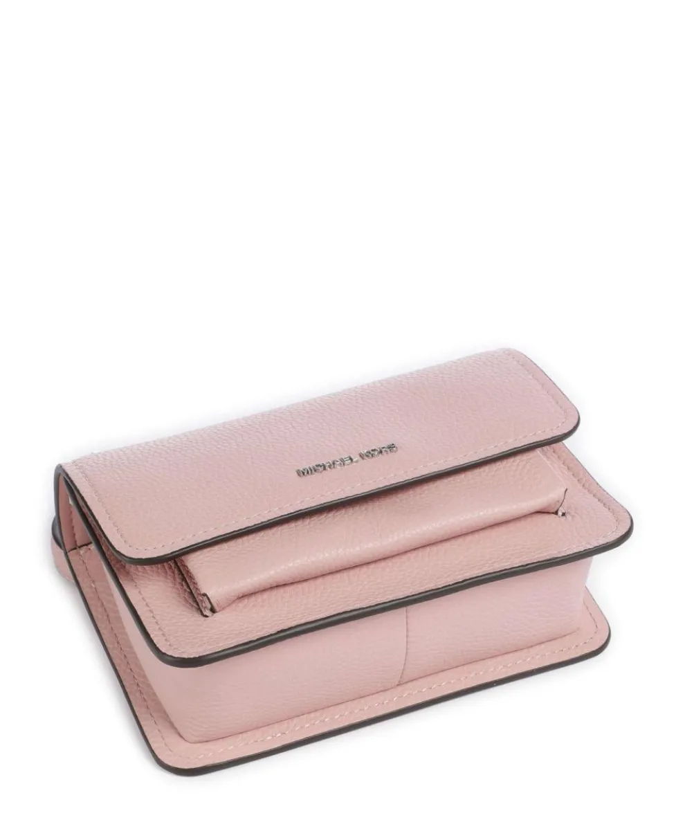 Claire Small Schultertasche genarbtes Rindsleder rosa