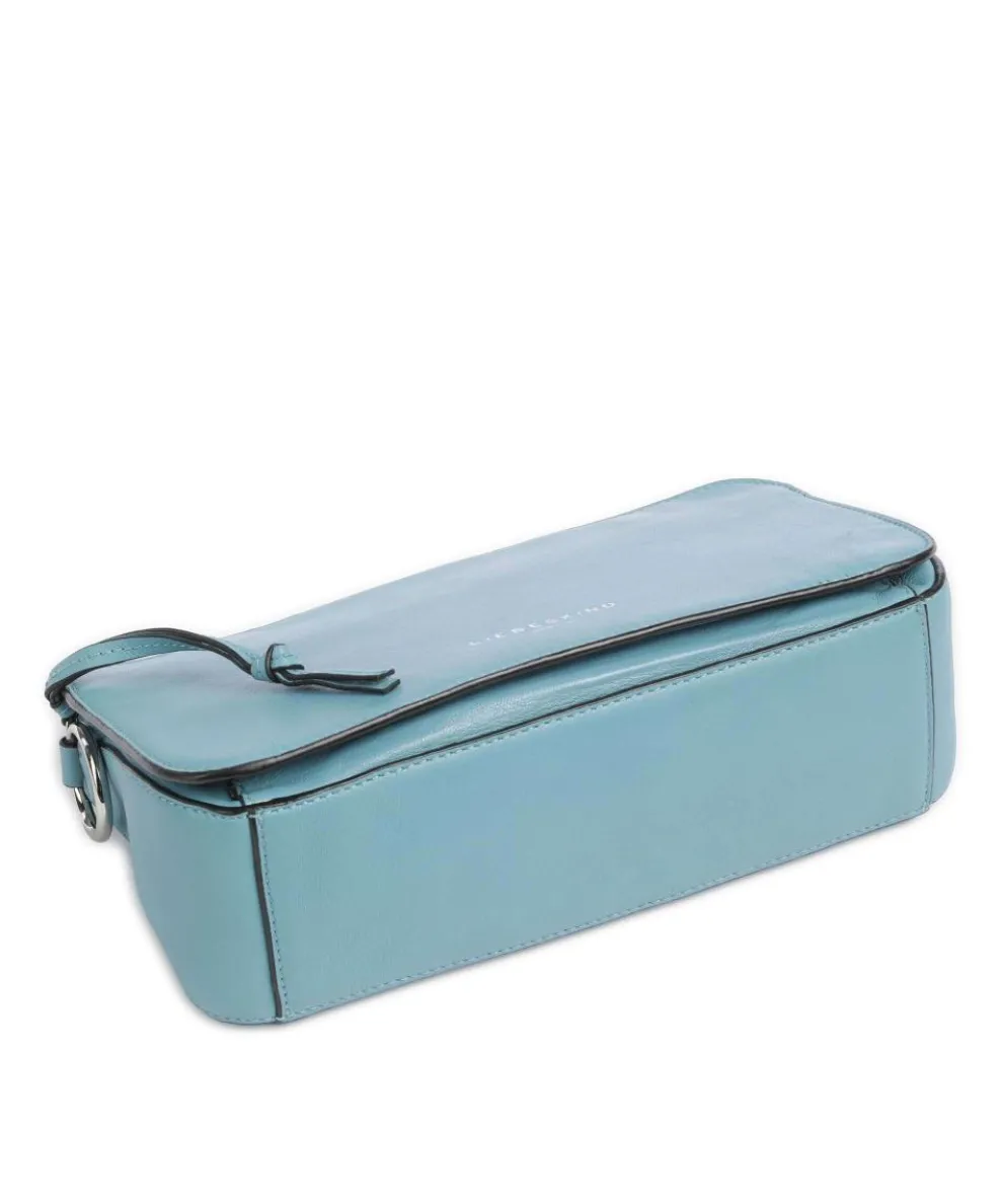 Clarice Sheep Natural Umhängetasche Lammleder petrol