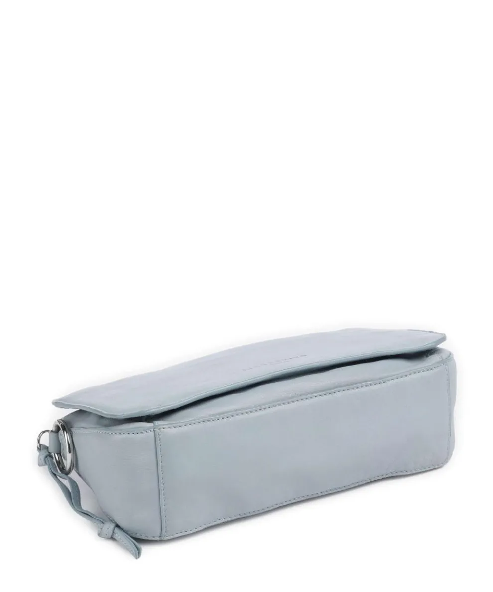 Clarice Sheep Natural M Umhängetasche Schafsleder hellblau