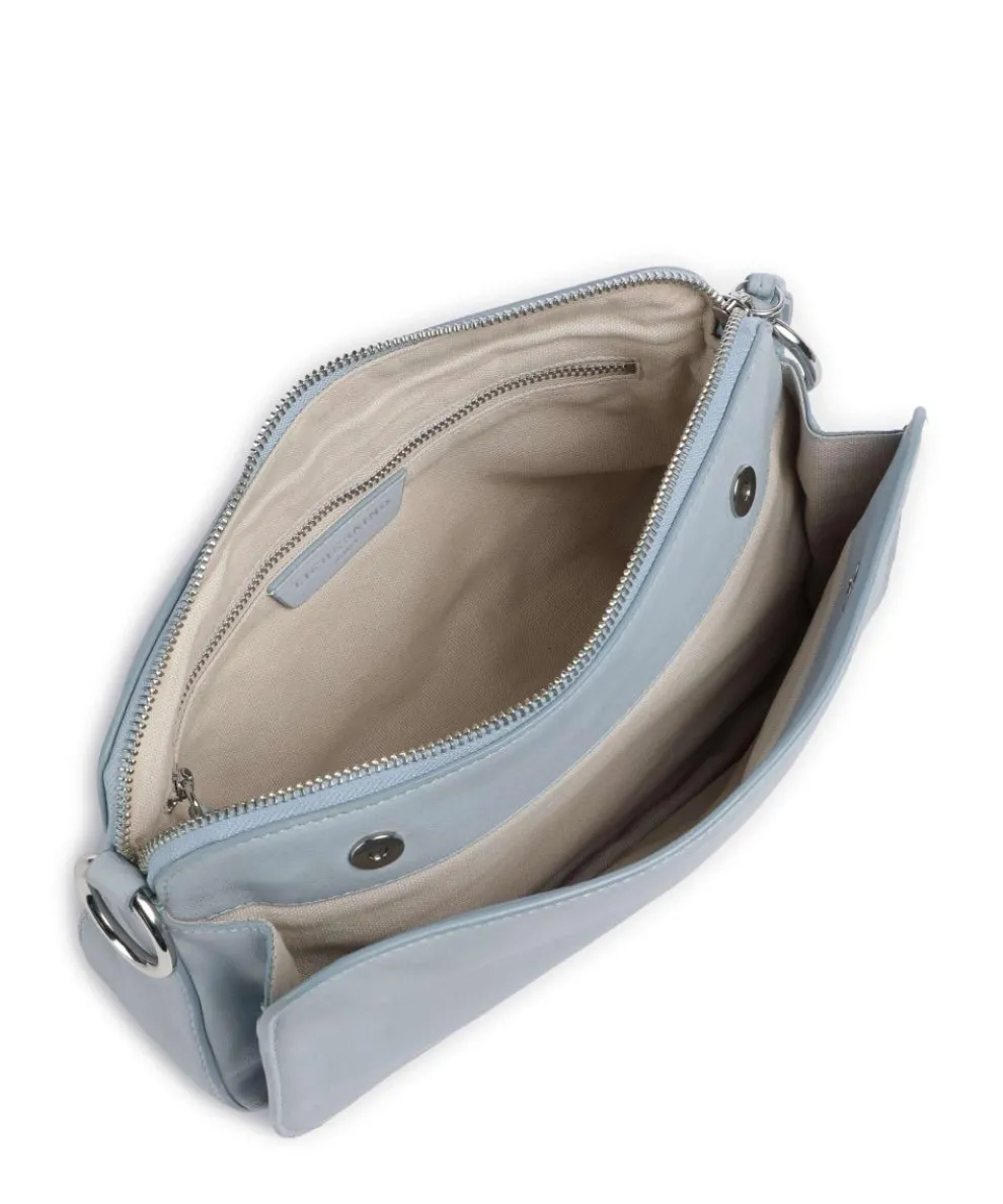 Clarice Sheep Natural M Umhängetasche Schafsleder hellblau