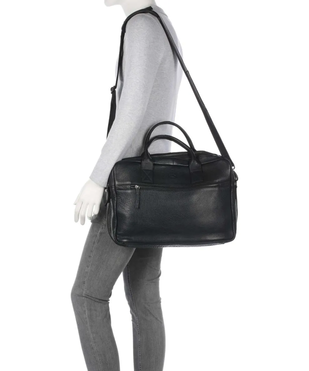 Clean Aktentasche 15″ Leder schwarz