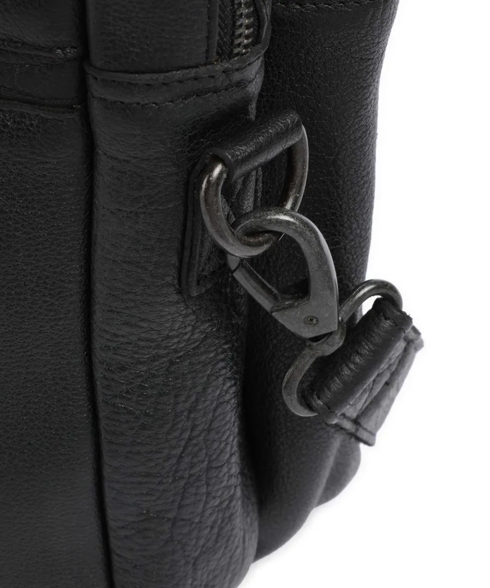 Clean Aktentasche 15″ Leder schwarz