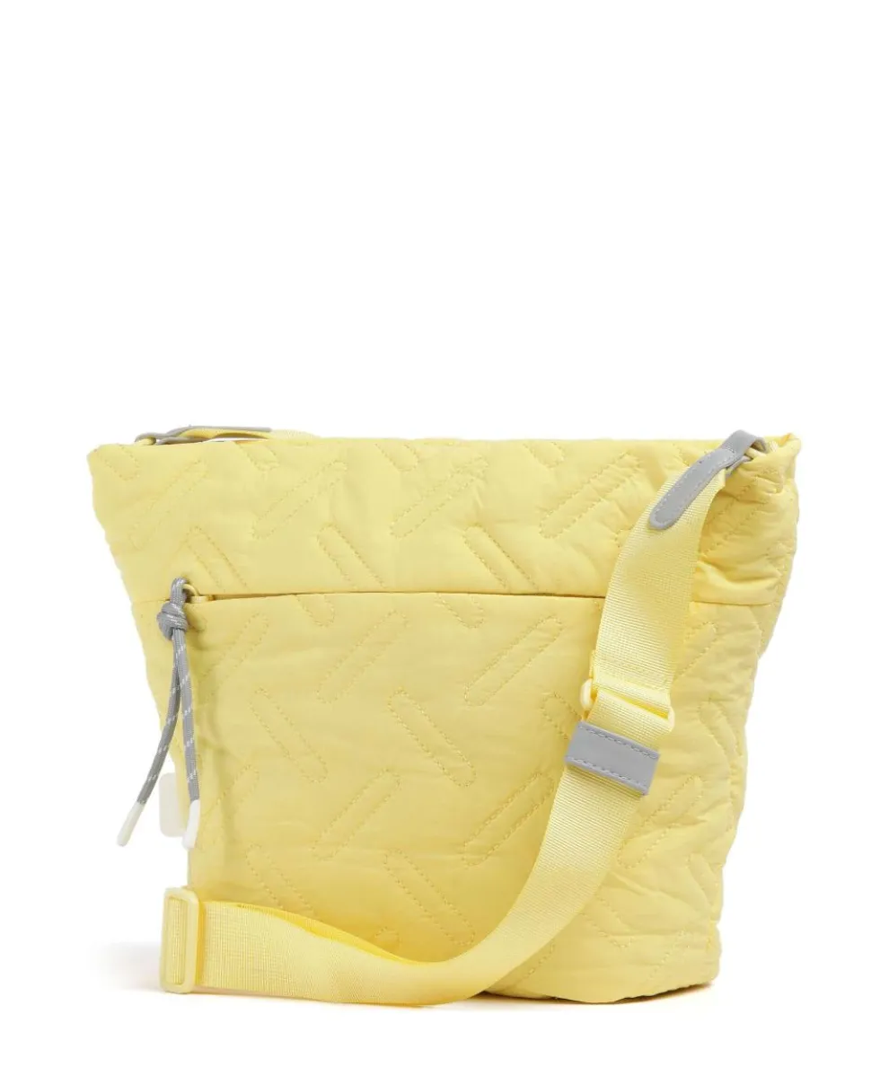 Cleo CL90 Umhängetasche recyceltes Nylon gelb