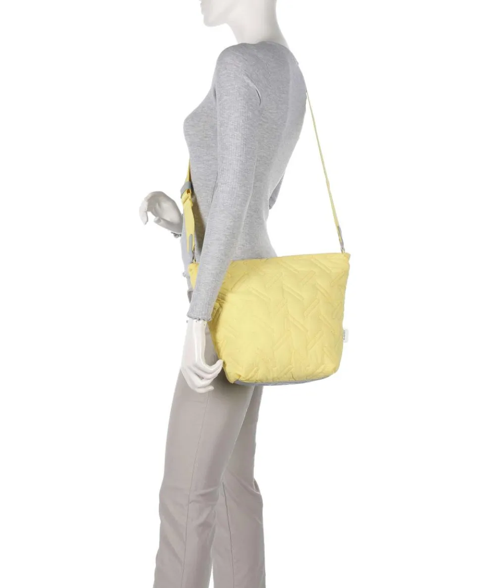 Cleo CL90 Umhängetasche recyceltes Nylon gelb