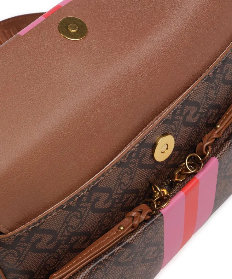 Clidia Umhängetasche Lederimitat braun