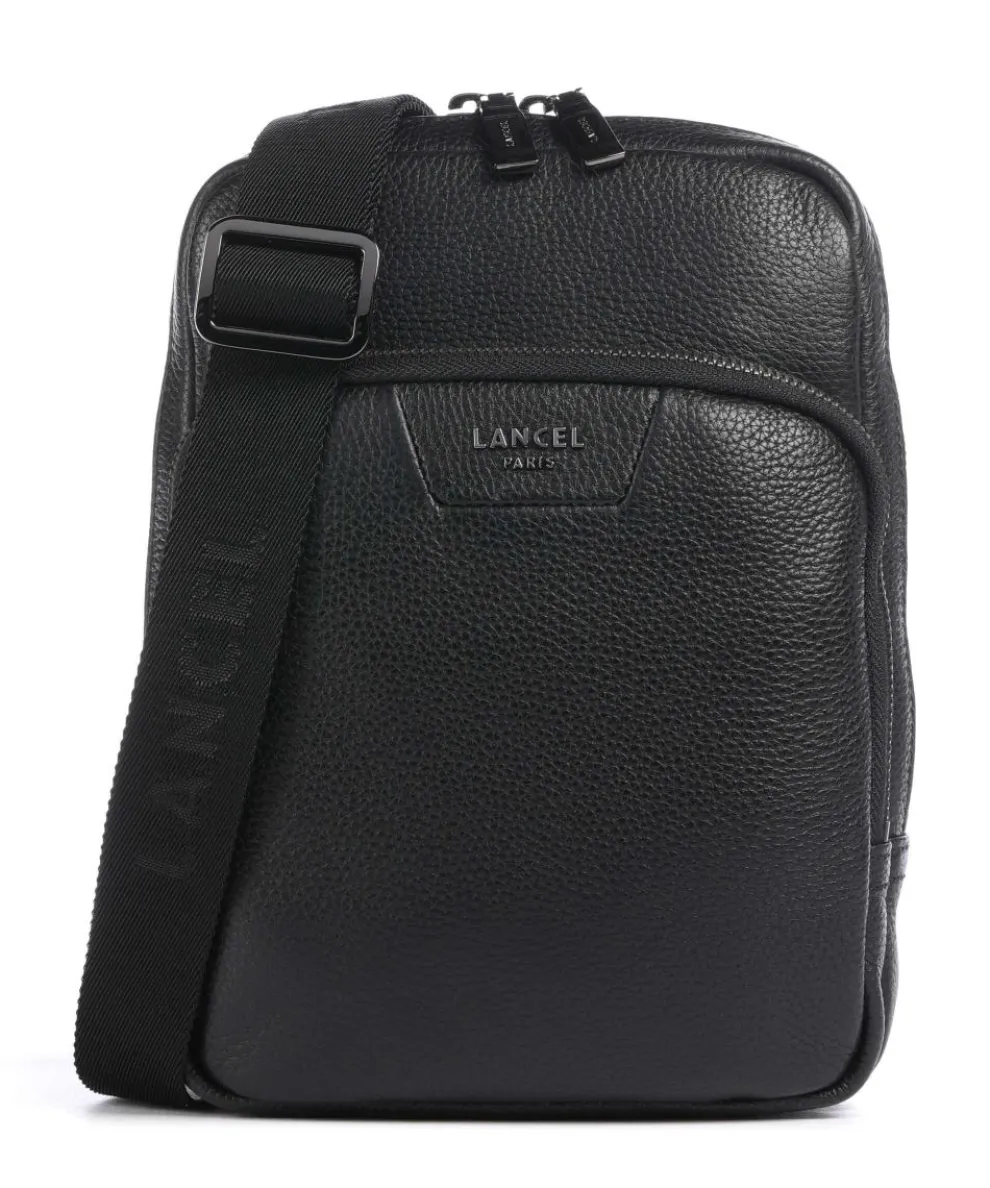 Côme Umhängetasche genarbtes Rindsleder schwarz