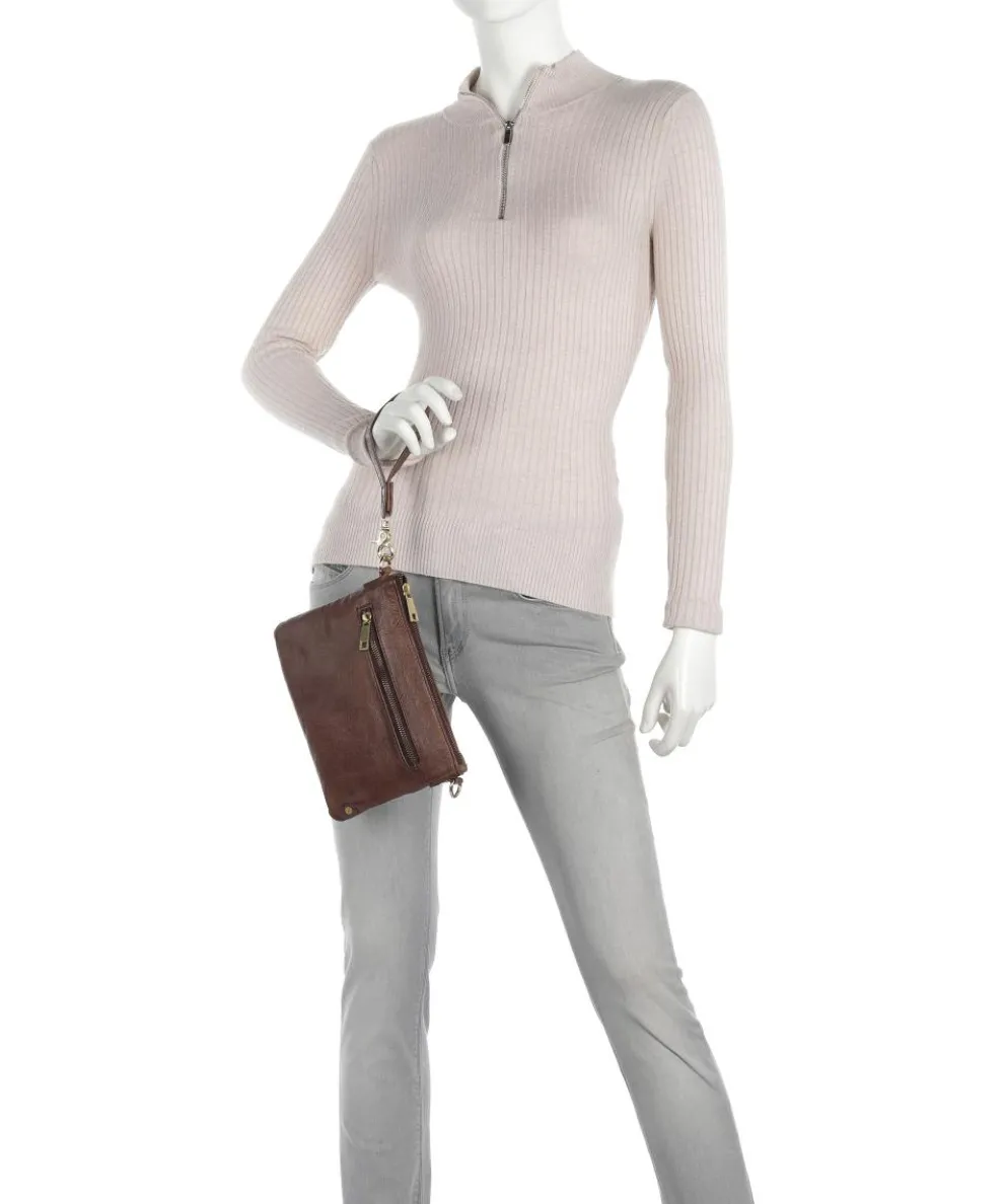 Golden Chic Umhängetasche Leder braun