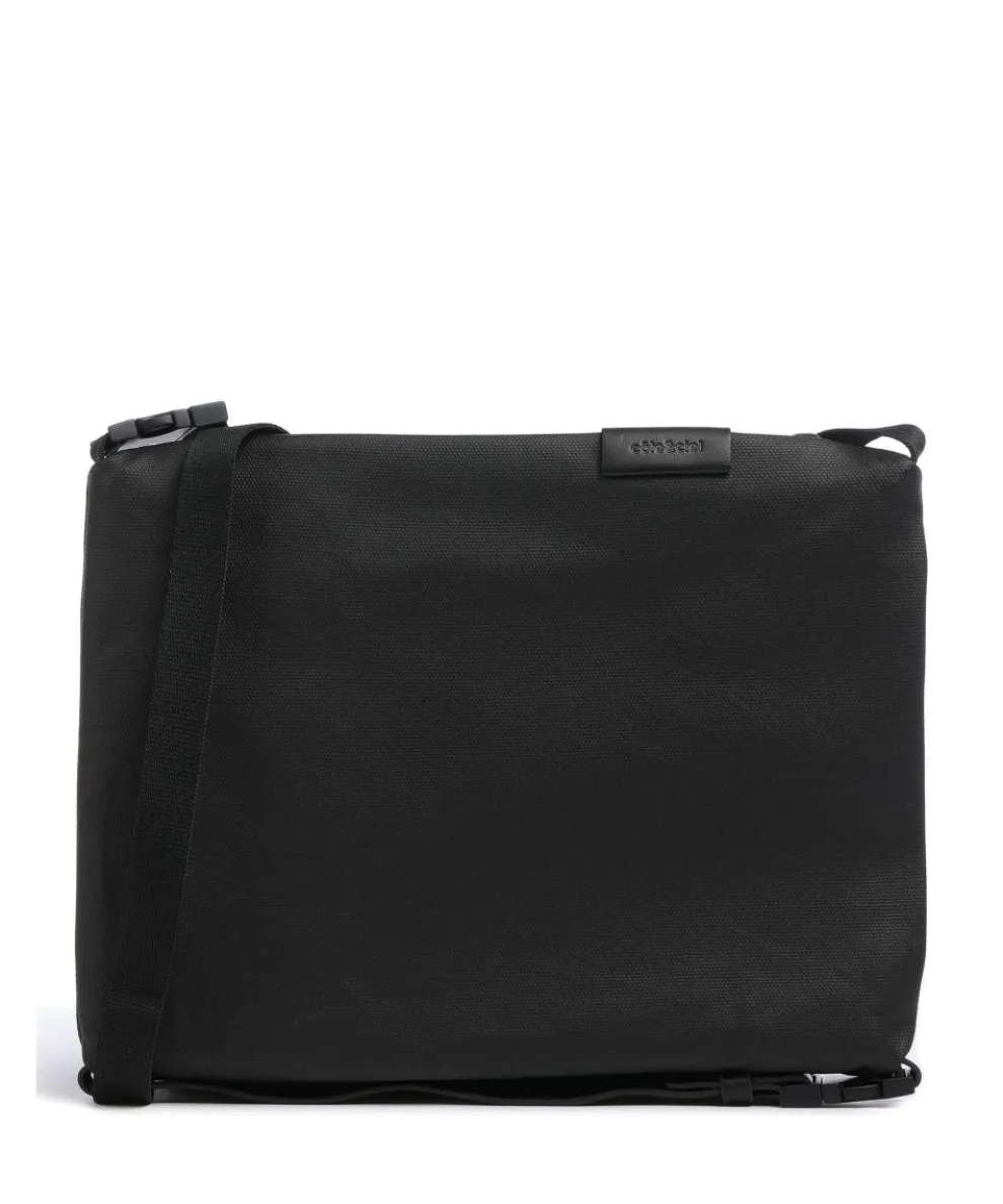Coated Canvas Inn Medium Aktentasche Baumwolle schwarz