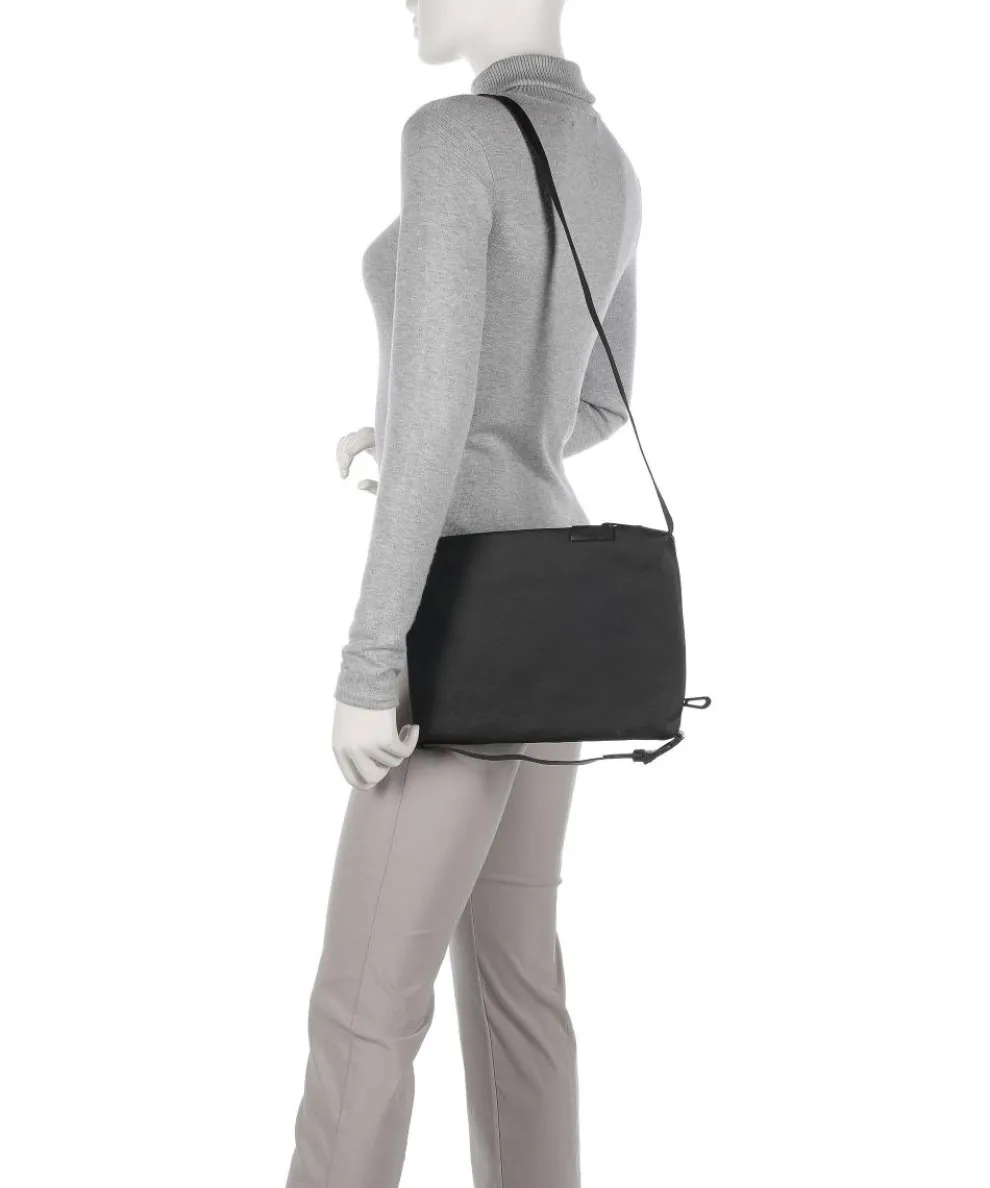 Coated Canvas Inn Medium Aktentasche Baumwolle schwarz