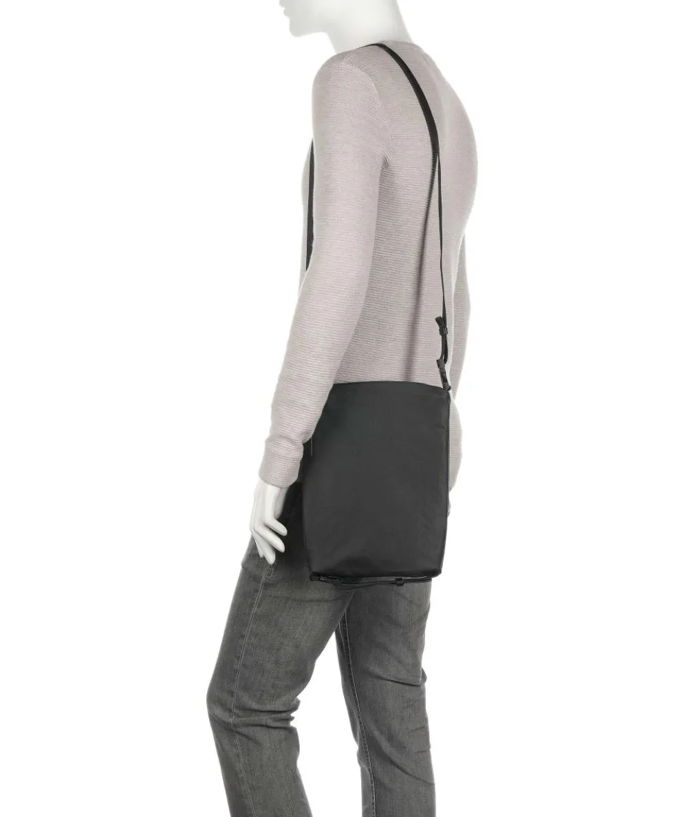 Coated Canvas Inn Medium Aktentasche Baumwolle schwarz