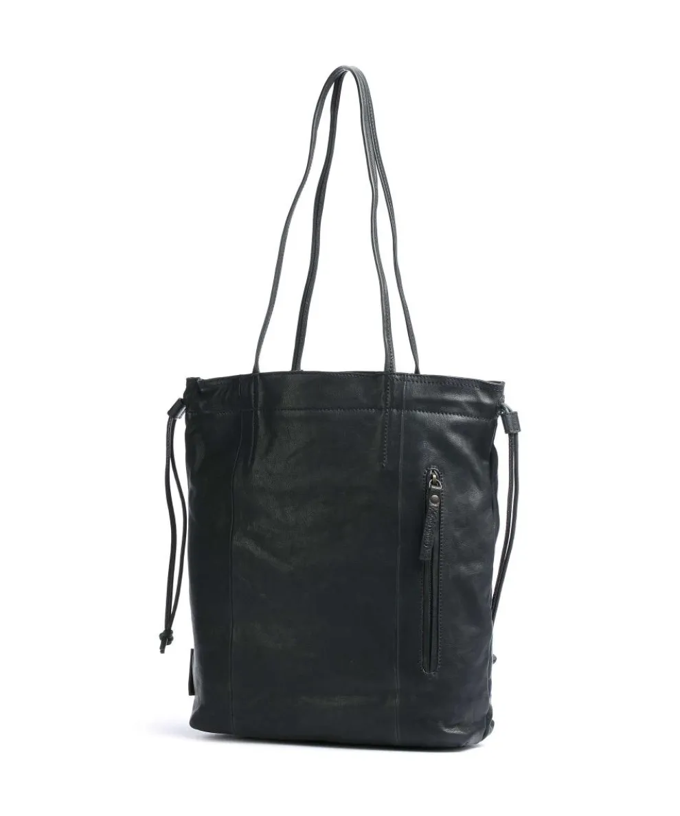 Coffee Klatsch Madison Bucket bag genarbtes Rindsleder dunkelgrün