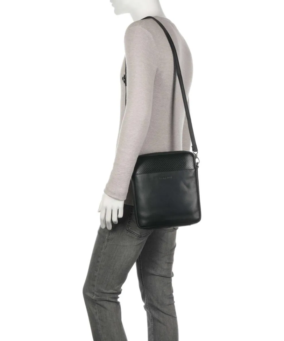 Comet Umhängetasche Nappaleder schwarz