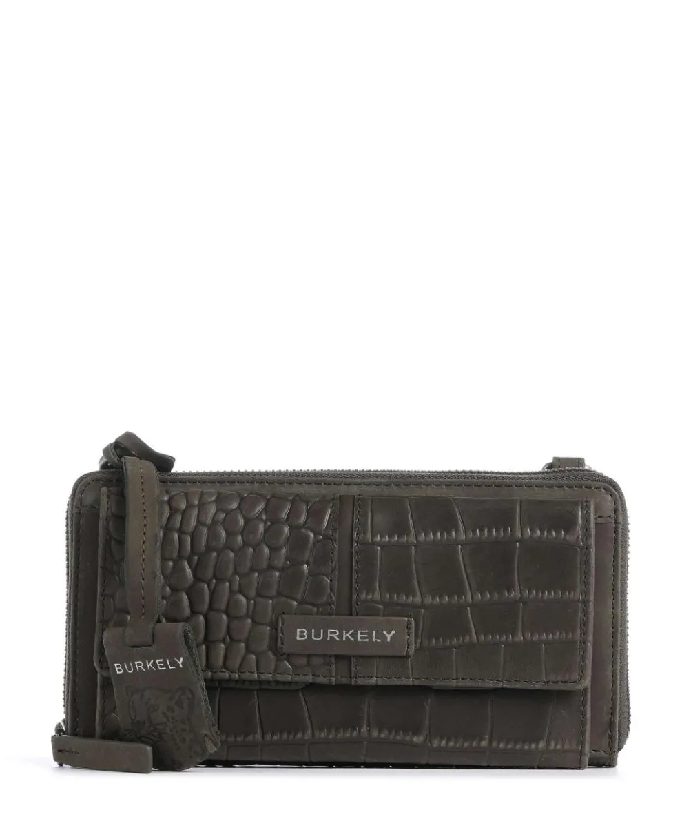 Cool Colbie Geldbörse geprägtes Leder dunkelgrün