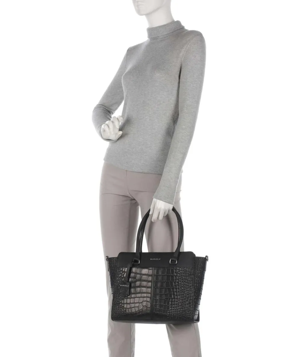 Cool Colbie Handtasche geprägtes Leder schwarz