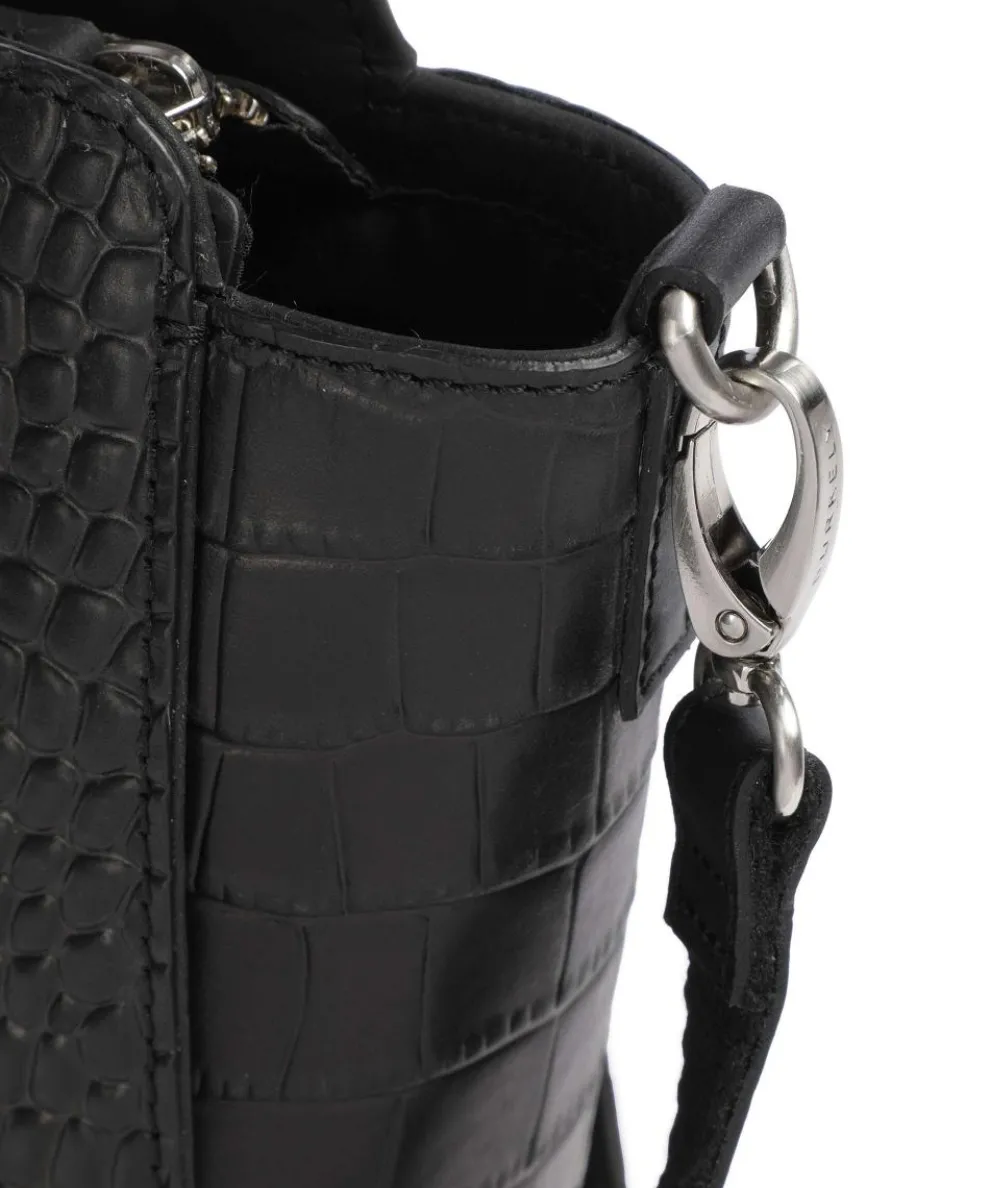 Cool Colbie Handtasche geprägtes Leder schwarz