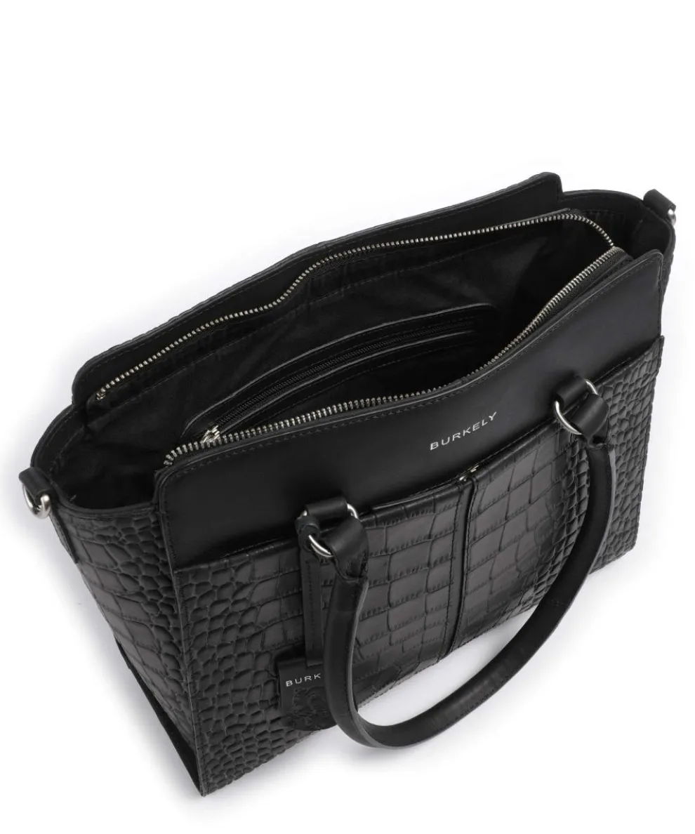 Cool Colbie Handtasche geprägtes Leder schwarz