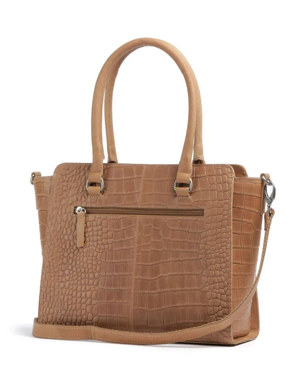 Cool Colbie Handtasche geprägtes Leder hellbraun
