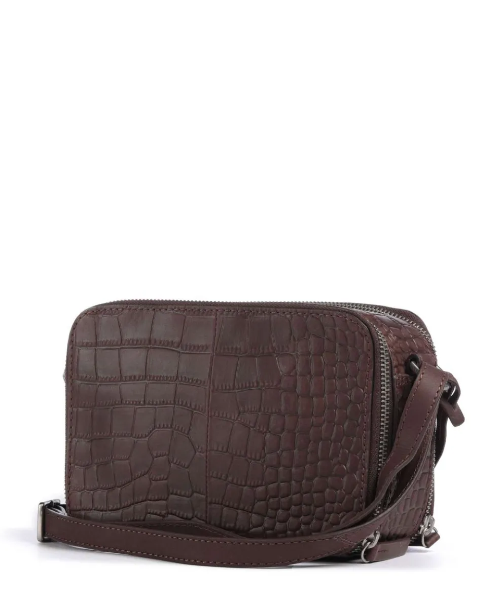 Cool Colbie Umhängetasche geprägtes Leder braun