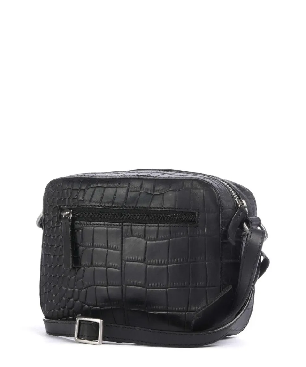 Cool Colbie Umhängetasche geprägtes Leder schwarz