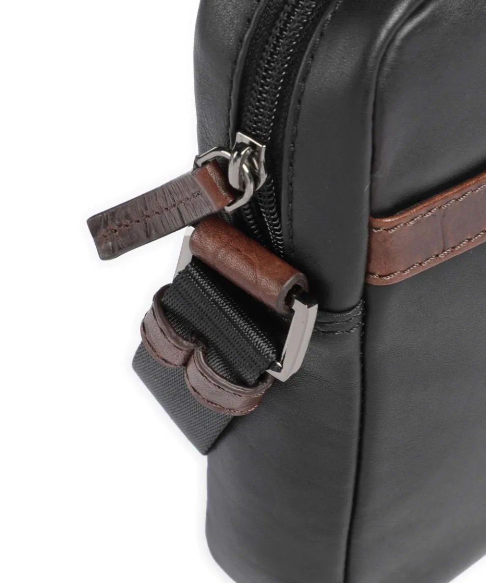 Corso Deluxe Umhängetasche Nappaleder schwarz